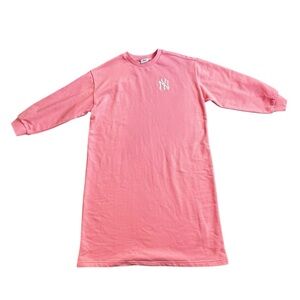 MLB New York Yankees, pink sweater dress, small